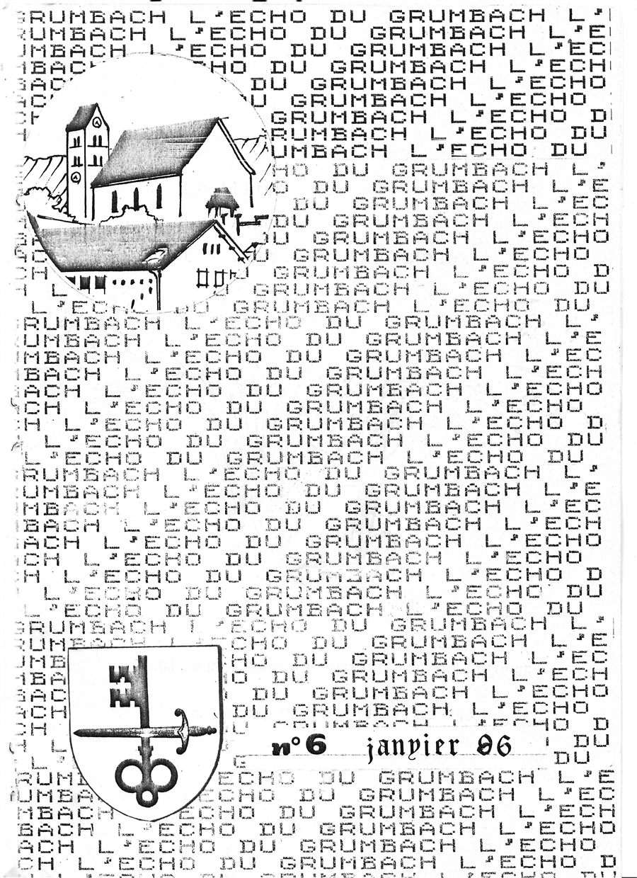 L'écho du Grumbach – couverture du bulletin 6